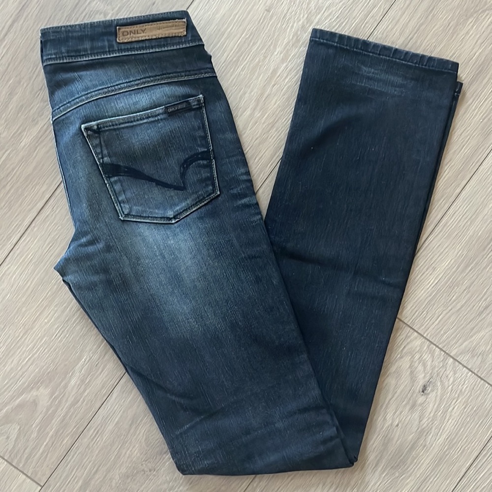ONLY denim size 28L dark wash straight